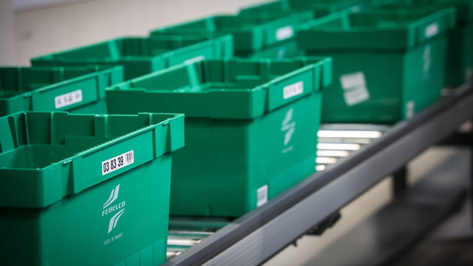 A visit is organized to pharmaceutical distributor Febelco in Frameries on Tuesday 04 March 2025. Febelco is the leading wholesaler-distributor in pharmaceutical distribution in Belgium with a 42 percent market share. BELGA PHOTO VIRGINIE LEFOUR